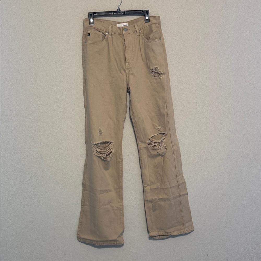 KanCan Tan Denim Pants
